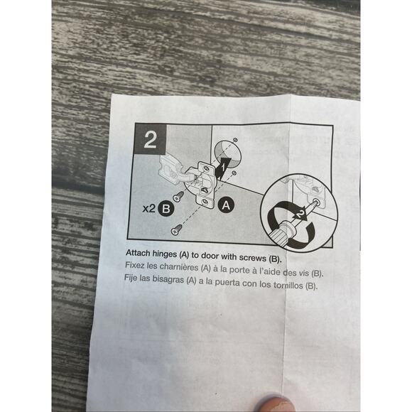 Brainerd 2-Pack 1/2-in Nickel Plated Soft Close Concealed Cabinet Hinge Lot Of 2 - Picture 9 of 16